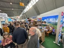 Messestand Urlaub in den Alpen