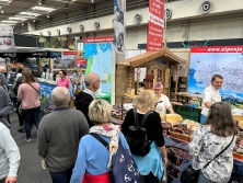 Messestand Urlaub in den Alpen