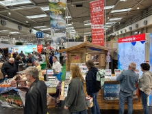 Messestand Urlaub in den Alpen