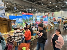 Messestand Urlaub in den Alpen