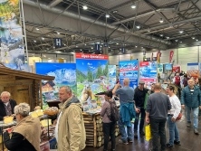 Messestand Urlaub in den Alpen