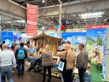 Messestand Urlaub in den Alpen