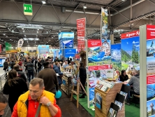 Exklusiver Counter Hotel Garberwirt  am Messestand Urlaub in den Alpen