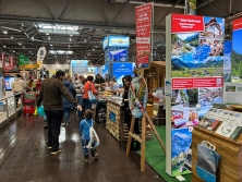 Messestand Urlaub in den Alpen