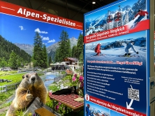 Messestand Urlaub in den Alpen