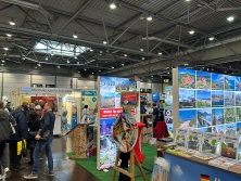 Messestand Urlaub in den Alpen