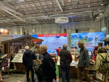 Messestand Urlaub in den Alpen