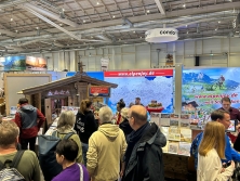 Messestand Urlaub in den Alpen