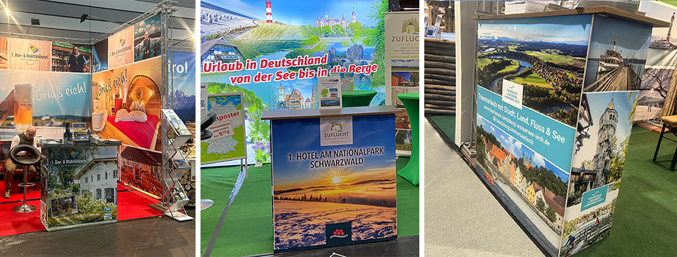 LED Deutschland-Messestand