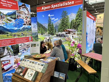 Teilnahme am Alpen-Messestand