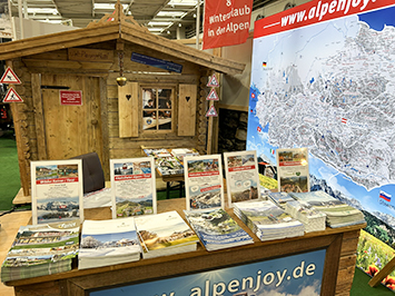 Teilnahme am Alpen-Messestand