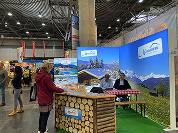 Teilnahme am Alpen-Messestand